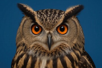 Fototapeta premium A Barn Owl's Piercing Gaze