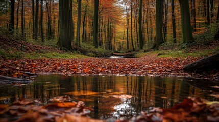 Autumnal forest stream (3)