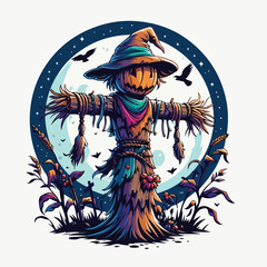 scarecrow vector image