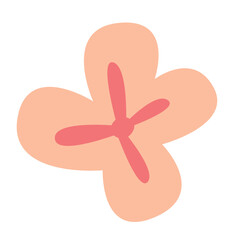 Pink flower head vector, pink flower head clip art, pink flower illustration vector