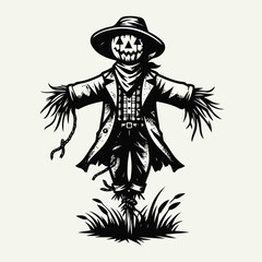 scarecrow vector image