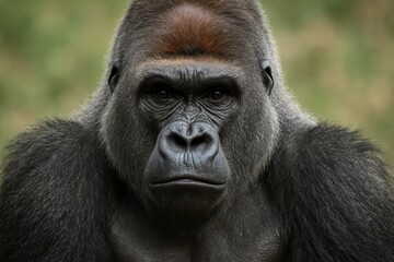 The Gentle Gaze of a Primates' Majestic Face