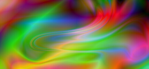 Abstract Vibrant Swirling Rainbow Hues:  Fluid Dynamic Gradient Background Texture