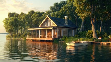 Obraz premium ocean summer house