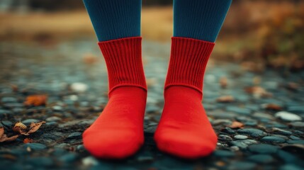 footwear red socks