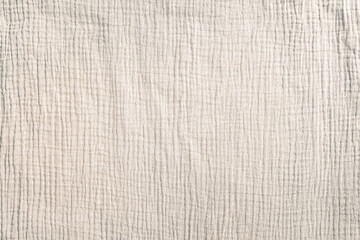 background of light gray muslin fabric