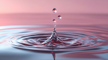 reflection hot water drop