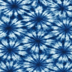 Seamless Print Shibori pattern and tie-dye allover textile Shibori allovers pattern design