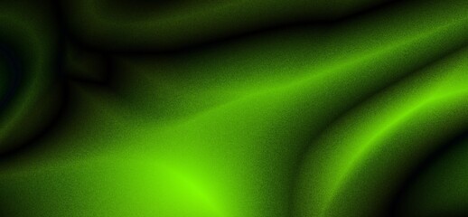Abstract Green Gradient Texture: Dark to Bright, Smooth, Subtle Waves, Digital Art Background