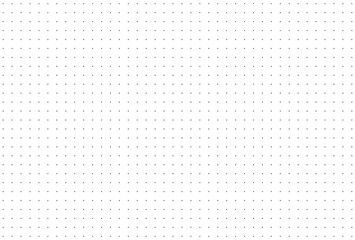 Bullet journal pattern texture. Simple dotted background. Template of dotted squared grid graph paper for notebooks. . Design graphic printable sheet. 