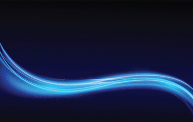 Blue lighting effect