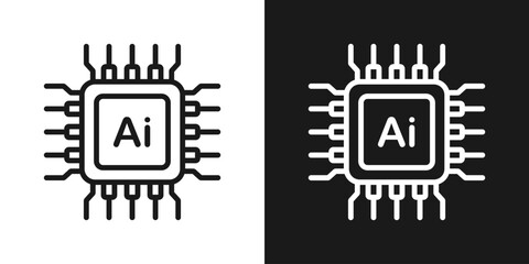 Fair Ai Icon Set Multiple Style Collection