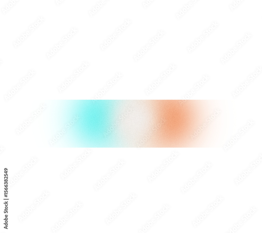 Poster Blue red white color grainy gradient shape transparent background. Abstract color gradient blur on transparent background. Vibrant grungy, noise texture effect