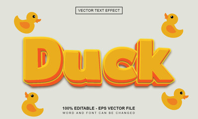 Duck  text Effect