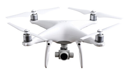 White Drone with Camera, Aerial Photography