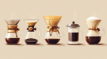 americano coffee brewing methods