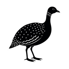 Malleefowl Bird Silhouette Art