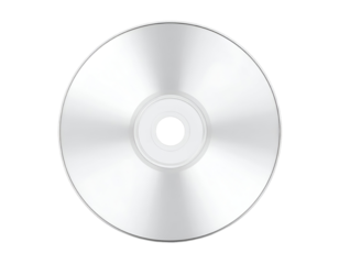 Shiny blank compact disc for digital information storage and entertainment media