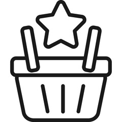 Benefit set of web line icons. Exclusive benefits linear icon