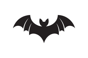 Flying Bat Silhouette Vector Set