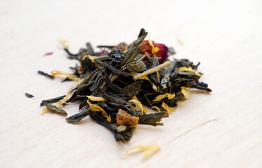 Green tea with herbs