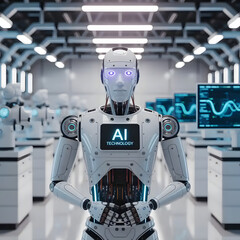 blue screen robot android