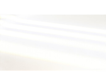 Soft, blurred light and shadow create an abstract pattern on a white background