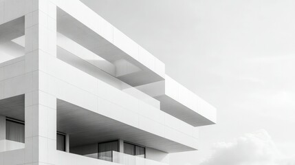 Fototapeta premium modernism white structure