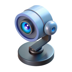 3D Isometric Security Camera for Home Surveillance