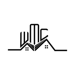 WML Real State logo design, WML simple and modern logo. WML luxurious alphabet design