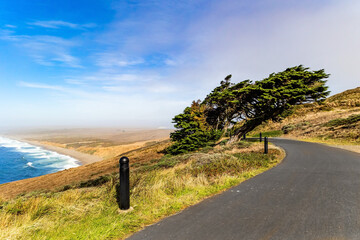 Highway leads to the lighthouse