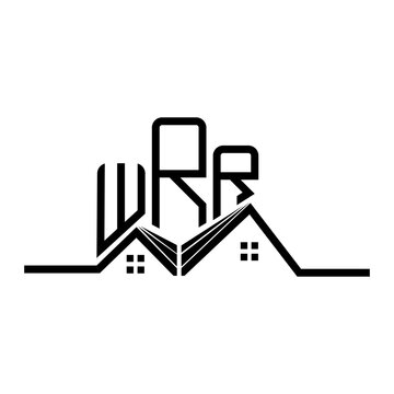 WRR Real State logo design, WRR simple and modern logo. WRR luxurious alphabet design
