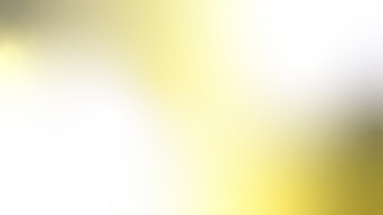 Yellow white black abstract background. Color gradient ombre blend. Smooth transition. Bright light glow shimmer shine. Metallic texture illusion. Noise grain blur. Soft flow contrast design © Background & Texture
