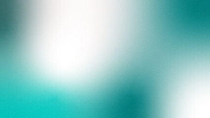 white emerald teal cyan aqua white abstract background. Color gradient ombre blend. Bright light glow shimmer. Smooth blur fade. Cool tone shine. Subtle grain texture. Digital mesh overlay © Background & Texture
