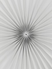 Obraz premium Abstract white paper fan background texture design radiating pattern wallpaper backdrop