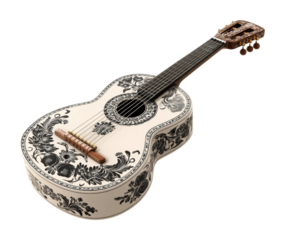 Traditional guitar playing cultural festival music performance view