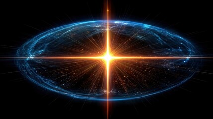 Exploring the Cosmic Phenomenon of a Bright Central Star in the Universe