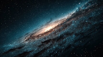 Fototapeta premium Exploring the Wonders of the Galaxy and Universe