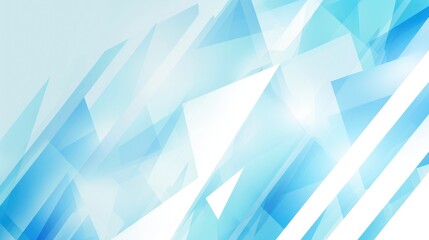 Obraz premium Abstract Blue Glass Shapes