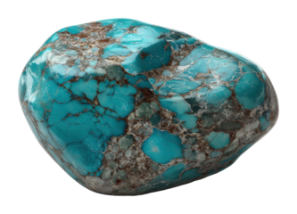 Turquoise stone display natural gemstone artistic perspective