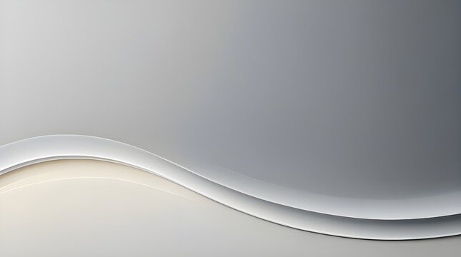 Dynamic abstract design showcasing smooth, undulating waves in metallic tones, ideal for contemporary presentations and digital interfaces.