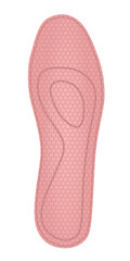 Foot sport insole. vector illustration	