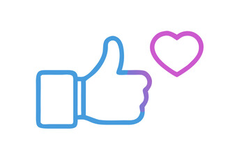 thumb up like symbol