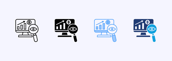 Transparency Icon Set Multiple Style Collection