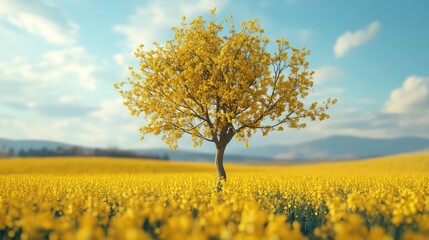 foliage mustard seed tree