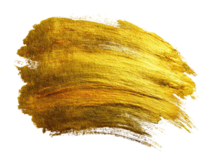 Dynamic gold brush stroke digital creative