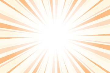 Obraz premium Baby orange sunburst background. Abstract sun light rays background.