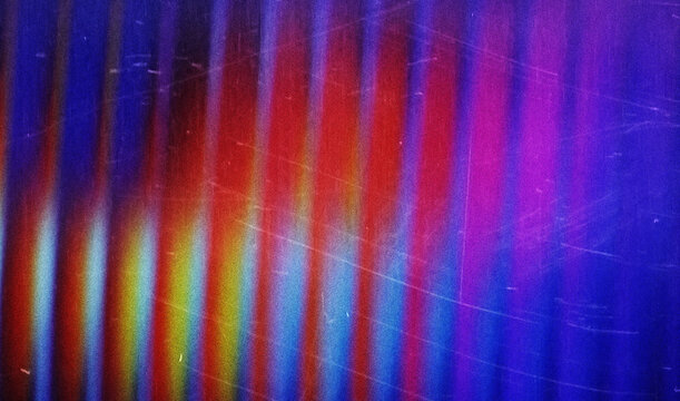 Colorful RGB Color Split Distortion with Fine Digital Static Noise for Modern Glitch Effect