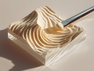 Pore-Minimizing Pressed Powder for Smooth Texture