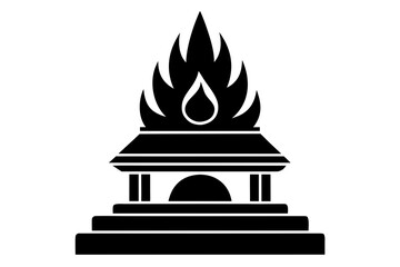 buddhist temple icon